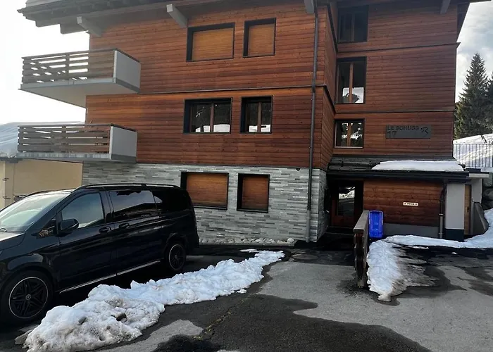 Chaleureux, Recemment Renove, Offrant Vue Imprenable Sur Les Montagnes شقة فيربير